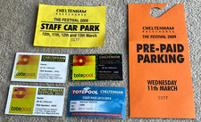 Cheltenham Festival Tote Staff Passes & Car Park tickets, 2009 + era
