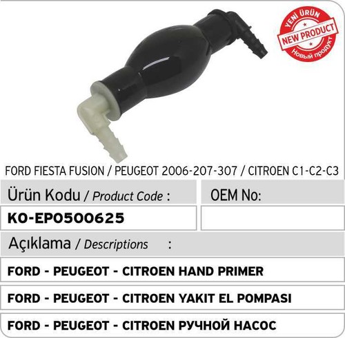 Fuel hand primer pump for - fuel,