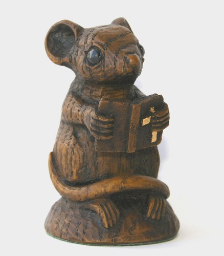 Church mouse bible ornament - mouse,