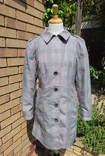 Ladies black mix plaid - s,