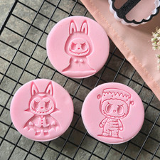 Cute Monster Bunny Trio