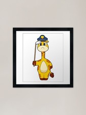 Giraffe cop police - cop, art