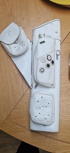 Rare white leather neet - white,