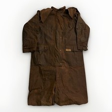 R.M.Williams Wax Rider Stockman Long Oilskin Wax Coat Jacket Waterproof Size