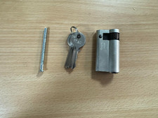 Door Lock Euro Cylinder for UPVC ISEO F6 Extra Nickel Brass EN1303-2005 3 Keys