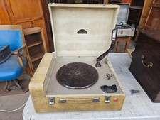 COLLARO DELUXE MICROGRAM RECORD PLAYER -1950's NEEDS ATTENTION - SPARES / REPAIR