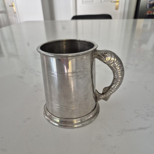 Vintage original pewter mug - vintage,