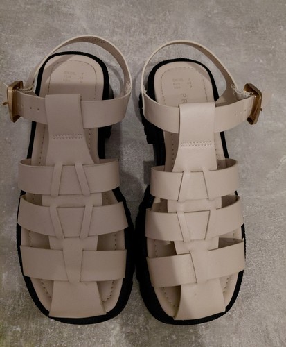 Caged ivory sandal - caged,