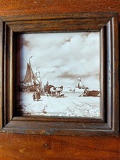 J.C. Van Hunnik Dutch Holland Vintage Ceramic Tiles 6x6 Inches