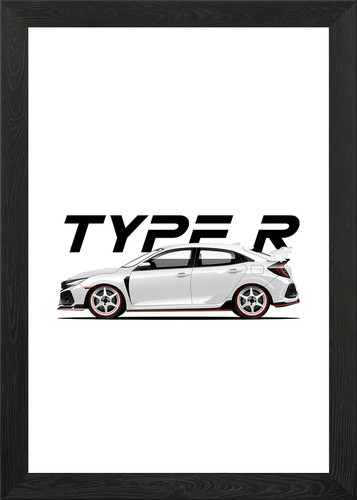 Honda civic type framed - type,