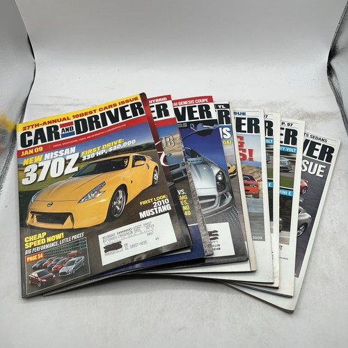 Car and driver magazine - car,