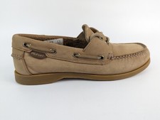 Rohan Beige Leather Boat Shoes Uk 7 Eu 41