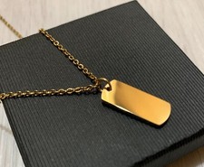 Boys Gold Colour Solid Ingot