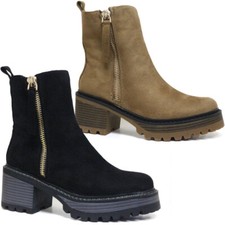 LADIES PUNK GOTH CHUNKY WINTER