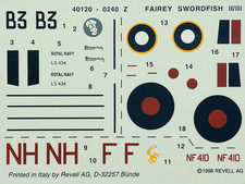 Decals : Fairey Swordfish Mk