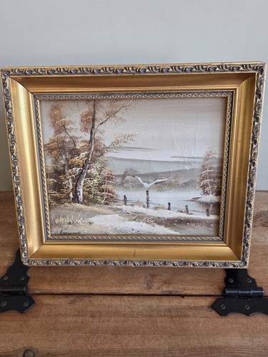 Original vintage oil - oil, painting
