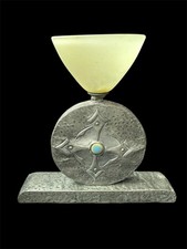 Arts & Crafts Hammered Pewter