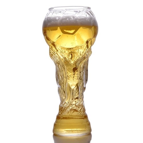 Football trophy beer glass cup - trophy,