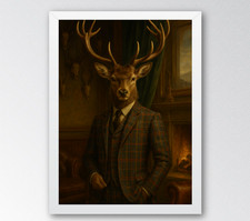 Stag in a Tartan Suit Regal