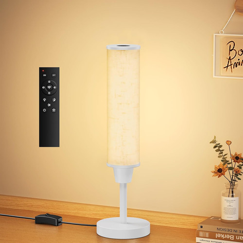 Table lamp with remote bedside - lamp, remote,bedside