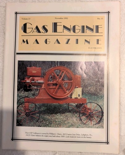 Gas engine magazine november - engine,
