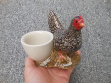 Quail Pottery chicken egg cup