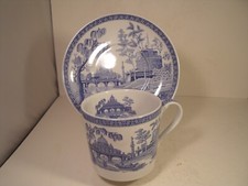 Spode Rome Blue Room Cup And Saucer