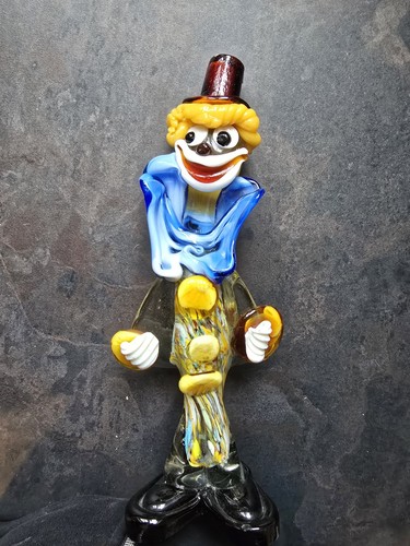 Large murano glass - murano, clown