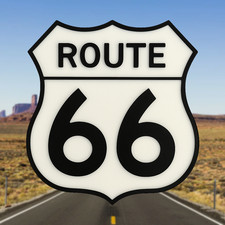 Route 66 Sign Disney Cars
