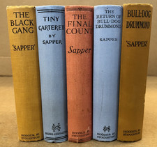 5 x Sapper Novels - Bulldog
