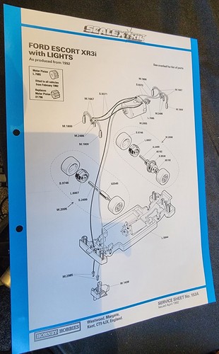 Scalextric 1992 service - 1992,