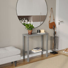 2-Tier Wooden Narrow Console