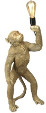 60CM GOLD MONKEY TABLE LAMP