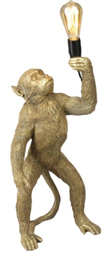 60cm gold monkey table - monkey,