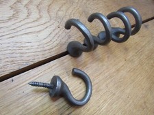 Rustic iron Mug cup hooks vintage retro old style Kitchen hanging hooks pegs
