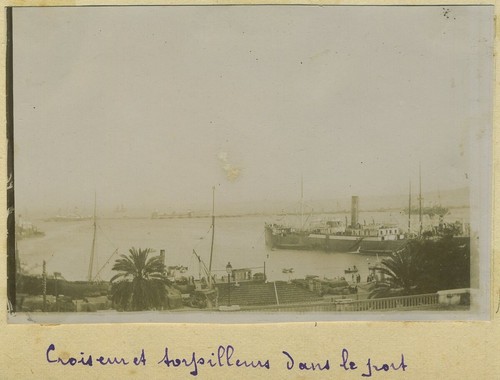 Cruiser and torpedo boats - torpedo,