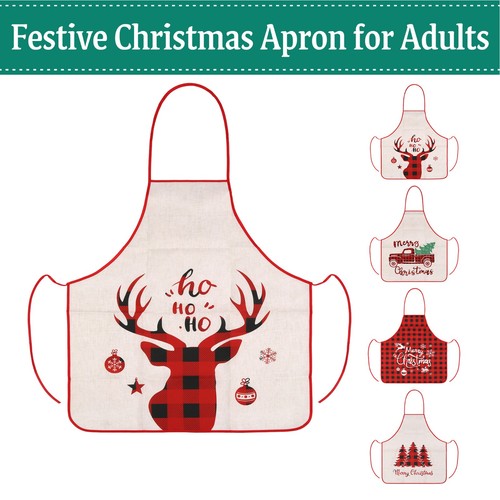 Christmas apron reindeer - christmas,