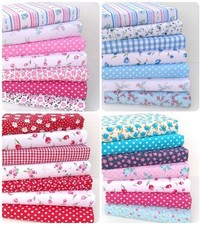 RED BLUE PINK FLORAL POLY