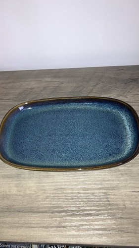 Side plate oval shape ceramic - side,