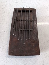 Authentic Hand-Carved African Kalimba (Thumb Piano) – Traditional  Instrument