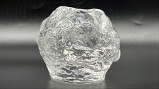 Hand Blown ClearArt Glass Ice
