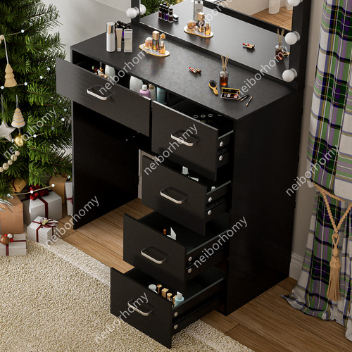 Mirror modern makeup - makeup, desk