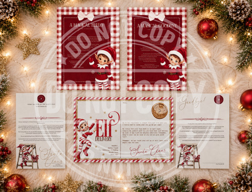Elf arrival mini letters 6x4 - elf,