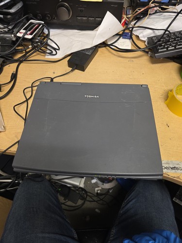 Retro laptop toshiba tecra - laptop,
