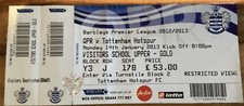 Match Ticket - QPR v Tottenham