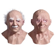 Realistic Silicone Old Man