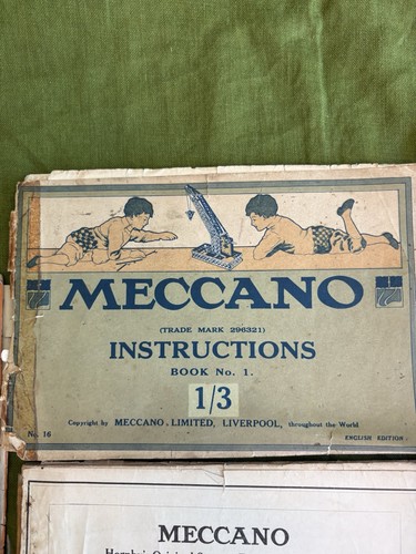 Meccano instruction books - instruction,