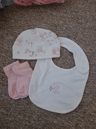 Baby girl hat bib - baby,