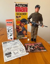 1978 Vintage Palitoy Action Man Eagle Eyes - SOLDIER - BOXED with Paperwork