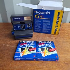 Polaroid 636 Instant Camera, including original film x 2 new.
